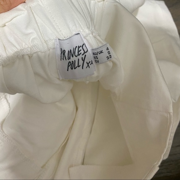 Princess Polly ZACK PANTS WHITE 0 - Picture 6 of 6